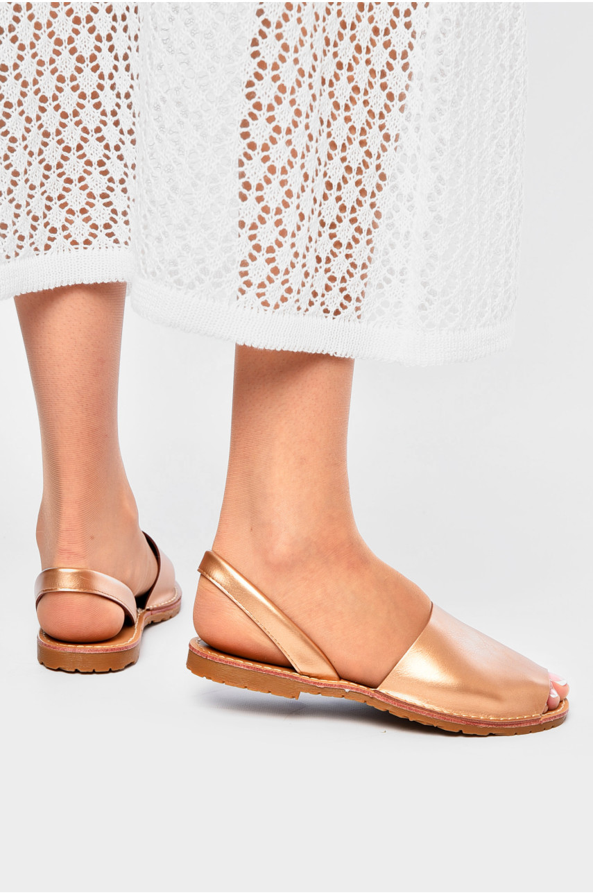 Босоніжки жіночі золотистого кольору W33-5 202234