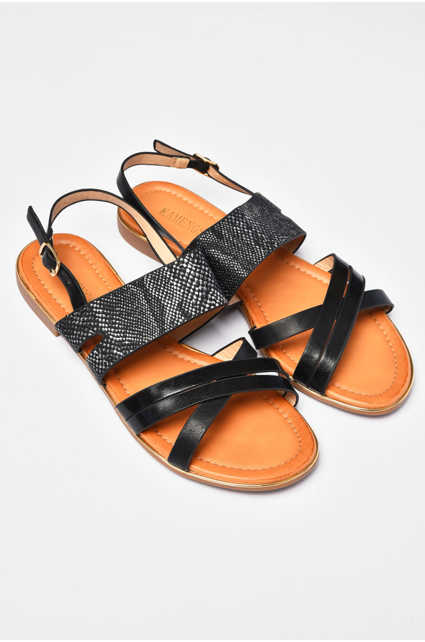 Босоножки женские черного цвета Н-23 202247