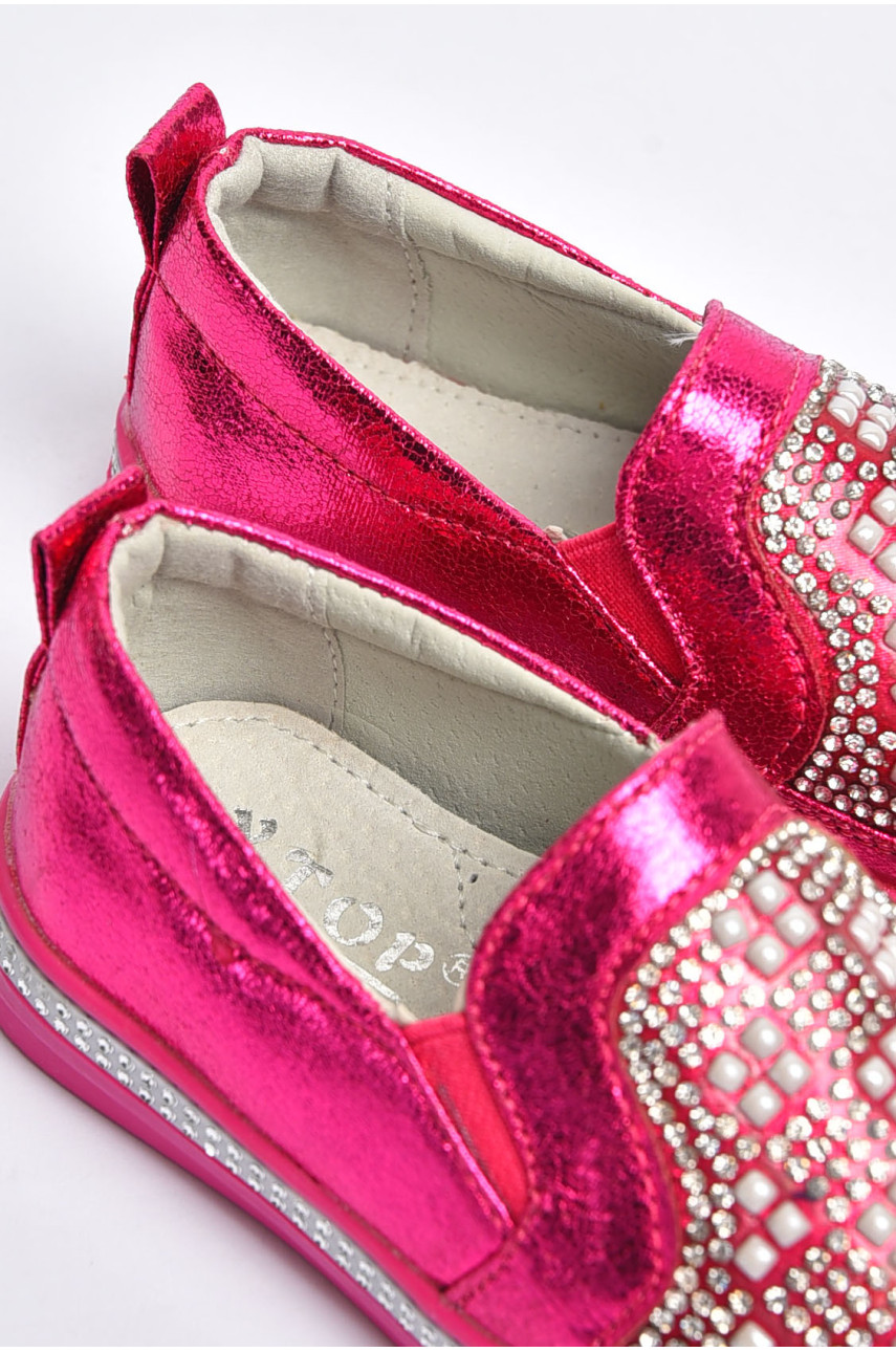 Мокасини дитячі для дівчинки рожевого кольору 035-5 202298