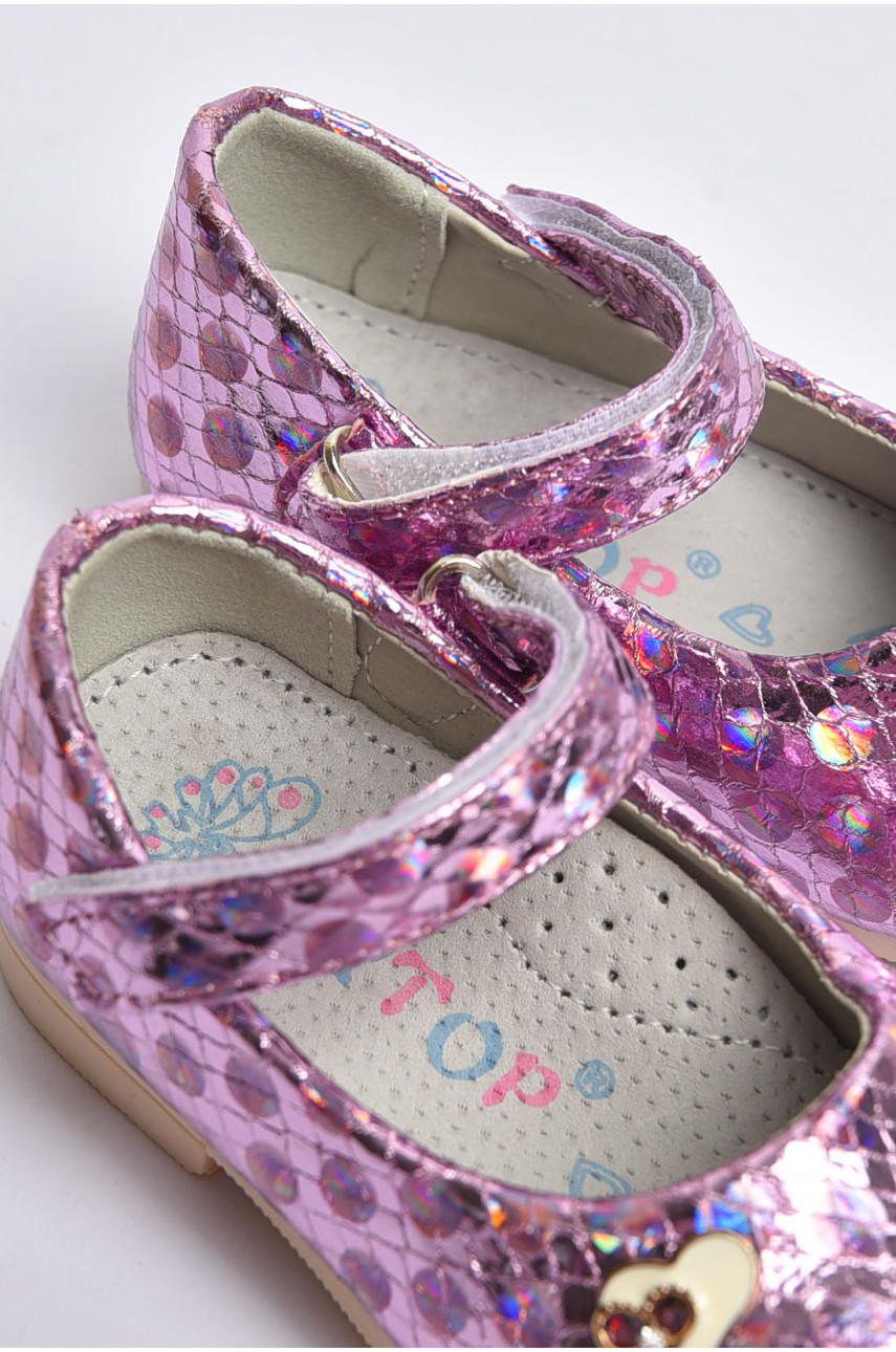 Туфли для девочки розово-сиреневого цвета 786-3 202326