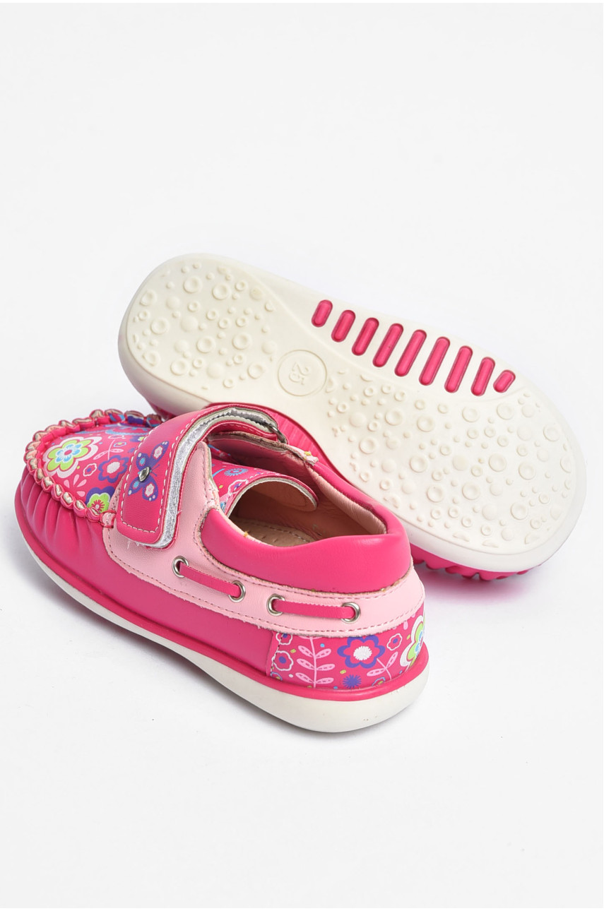 Мокасини дитячі для дівчинки рожевого кольору 116-5 202328