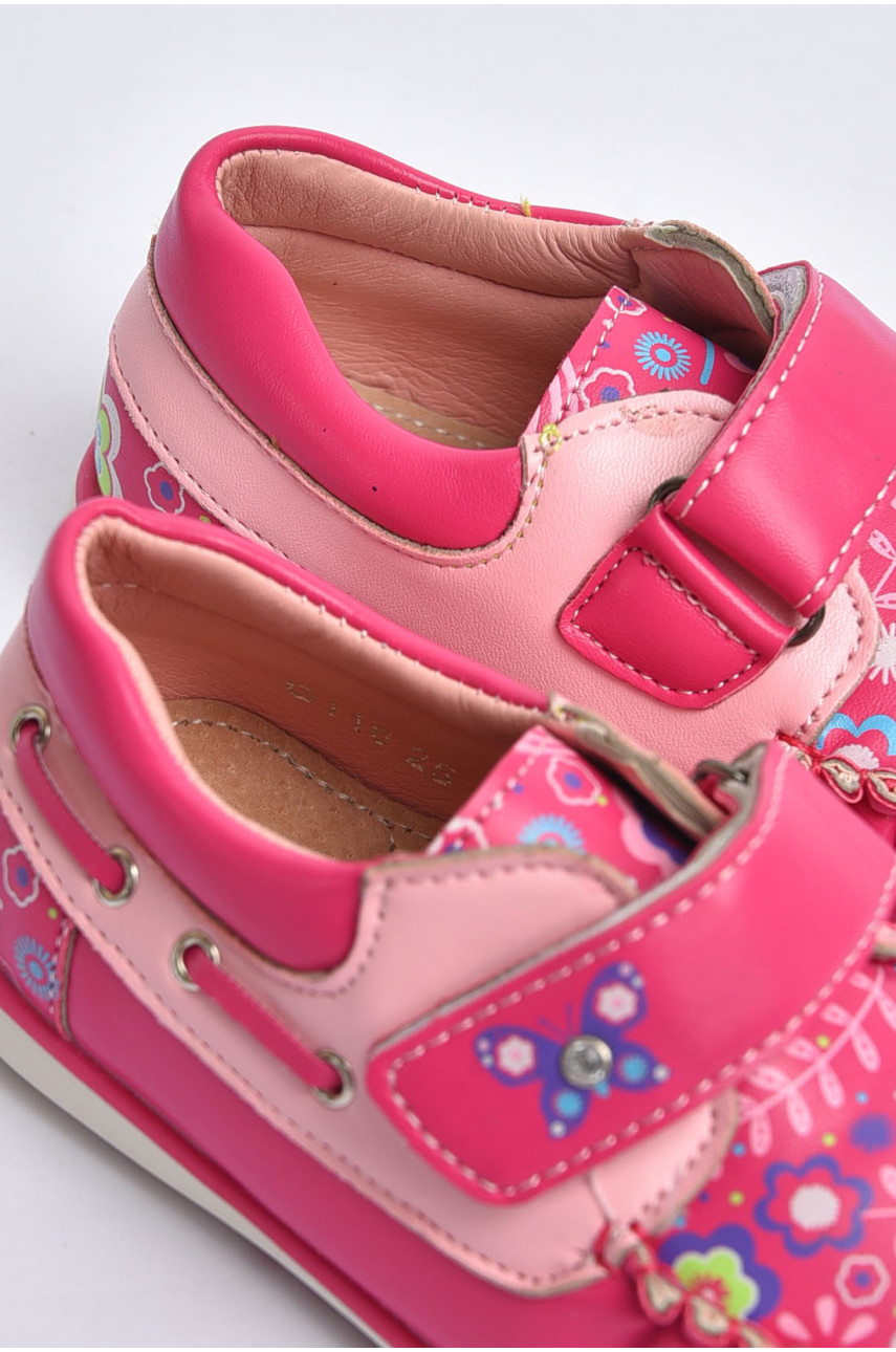 Мокасини дитячі для дівчинки рожевого кольору 116-5 202328
