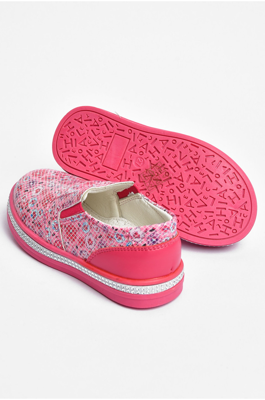Мокасини дитячі для дівчинки рожевого кольору 90-5 202332