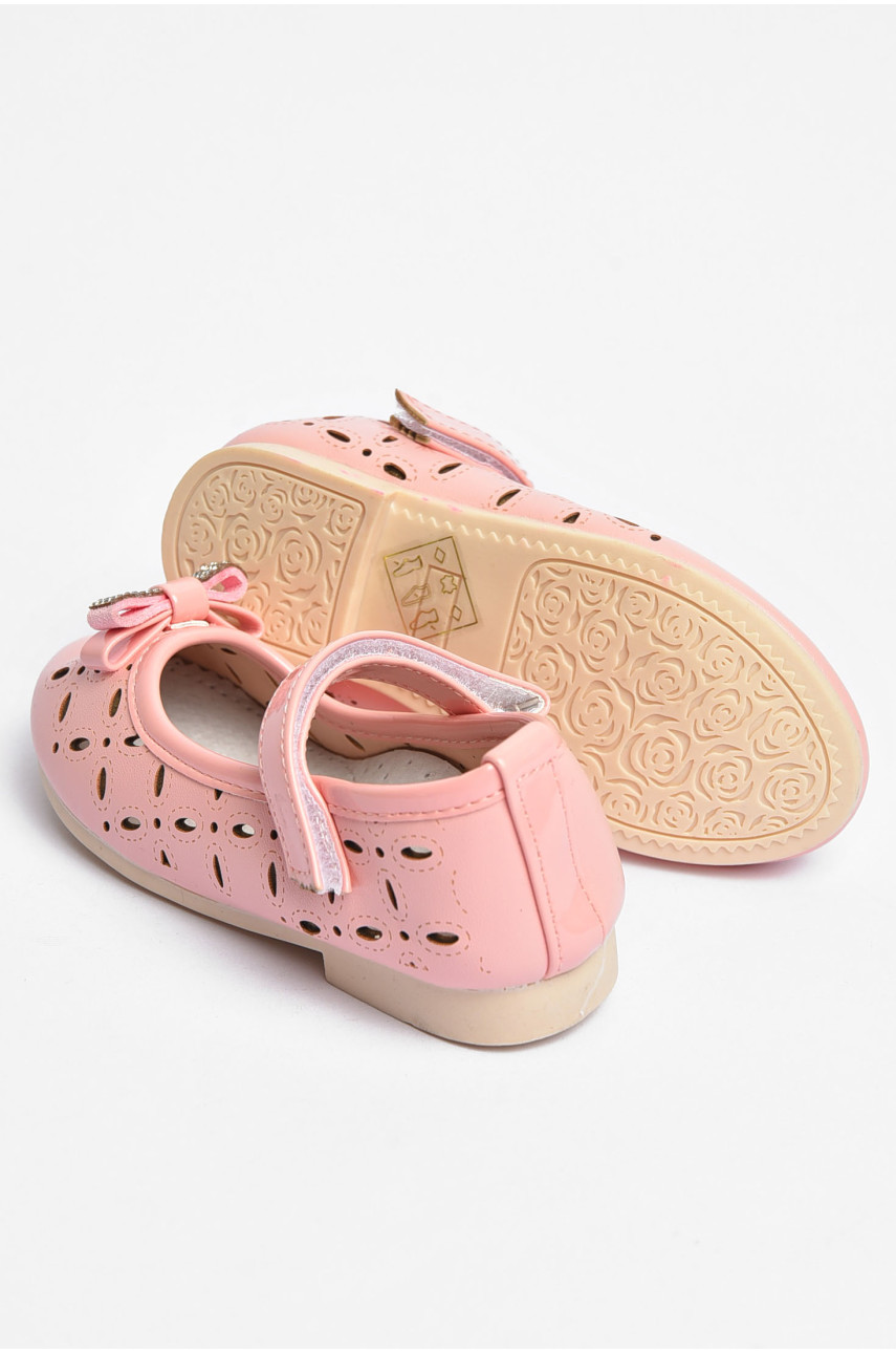 Туфли для девочки светло-розового цвета 663-3 202336
