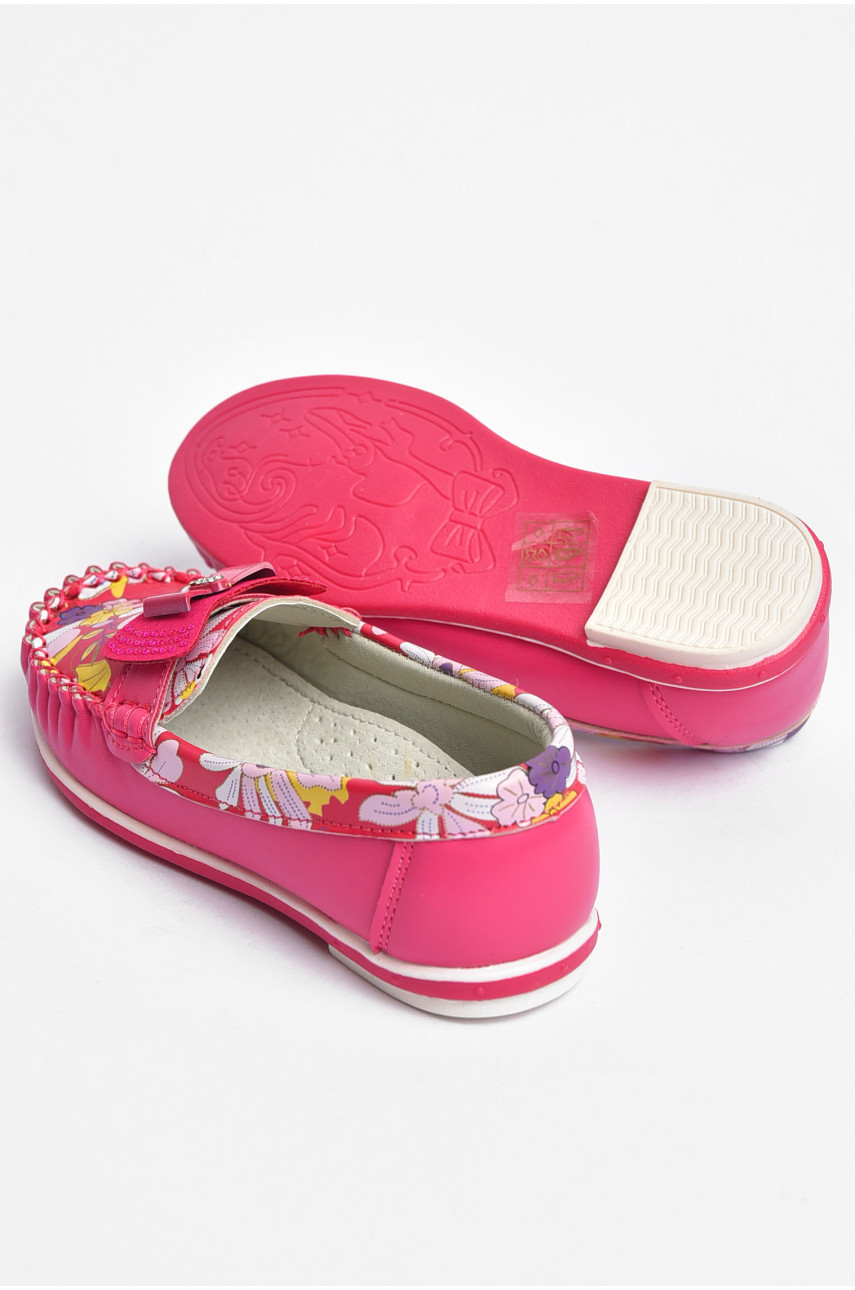 Мокасини дитячі для дівчинки рожевого кольору 121-5 202338