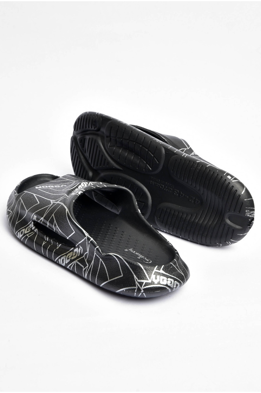 Шльопанці чоловічі піна чорного кольору 2023-9 202390