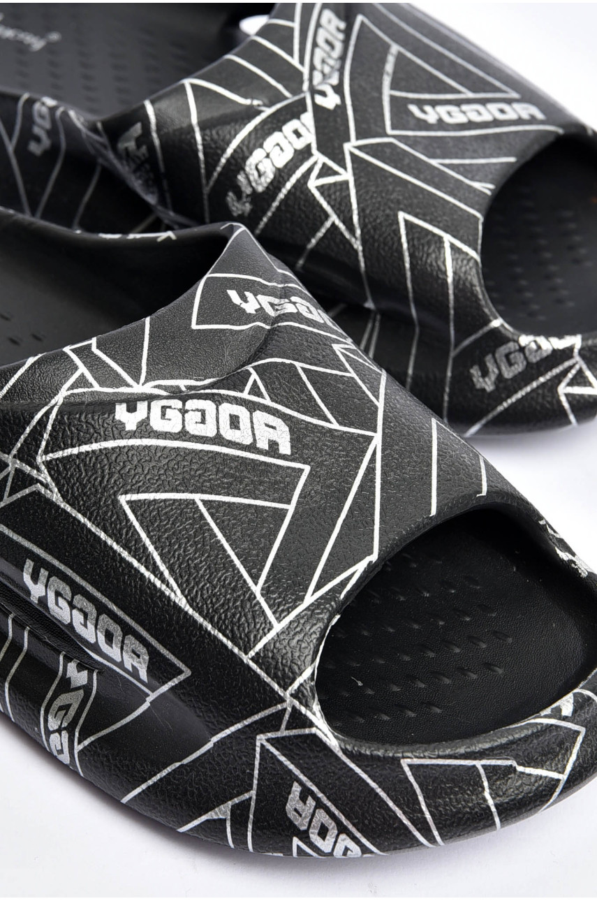 Шльопанці чоловічі піна чорного кольору 2023-9 202390