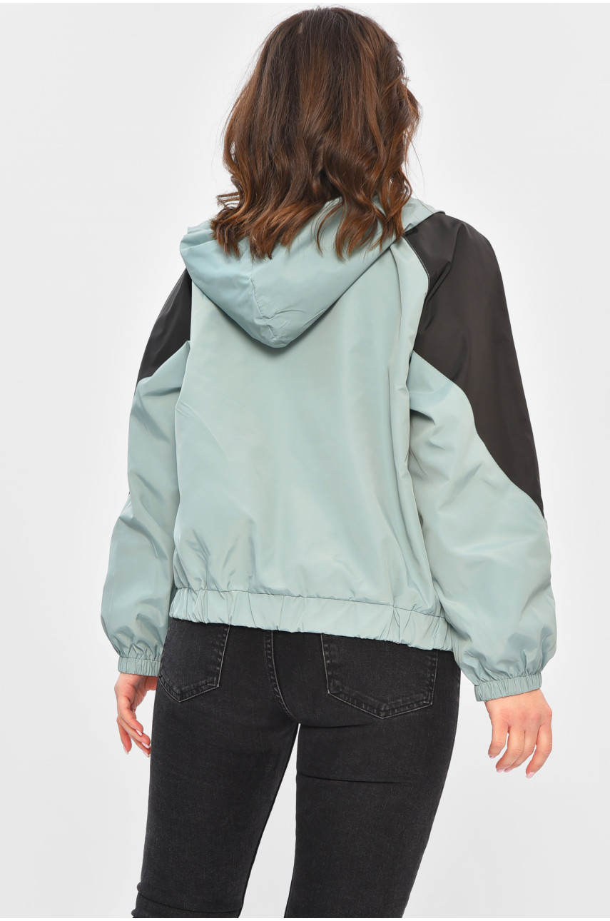 Вітровка жіноча світло-зеленого кольору 063 202398 Вітровка жіноча світло-зеленого кольору 063 202398