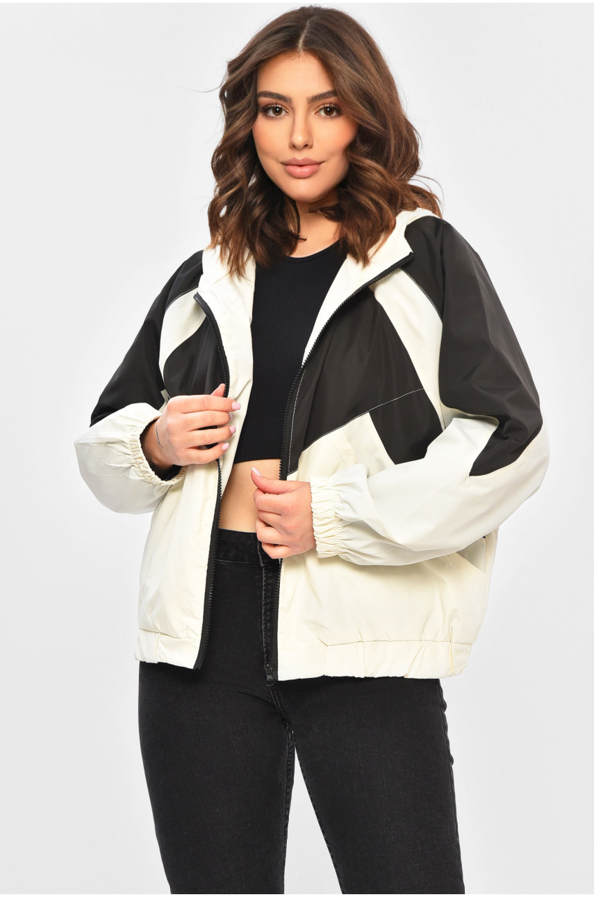 Вітровка жіноча білого кольору 063 202400