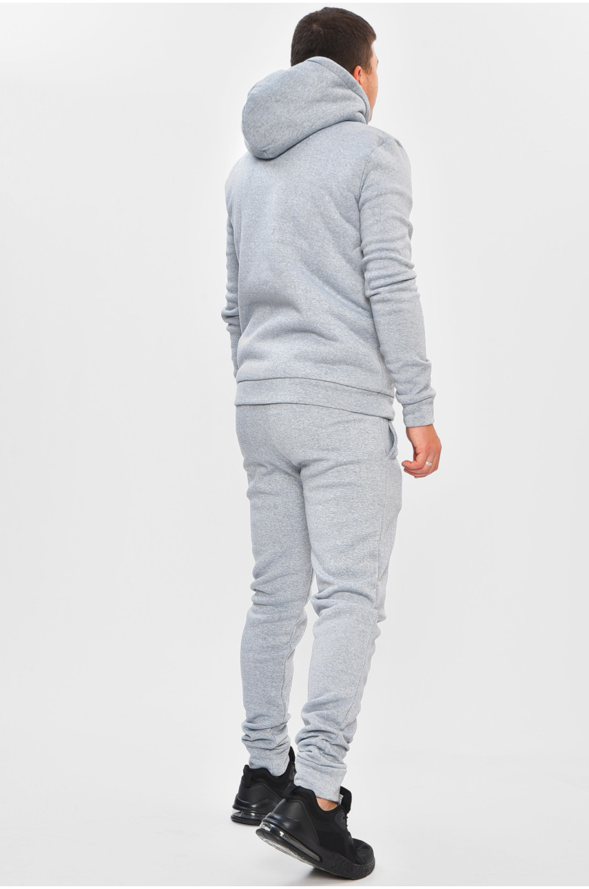 Спортивний костюм чоловічий на флісі світло-сірого кольору 1099 202419