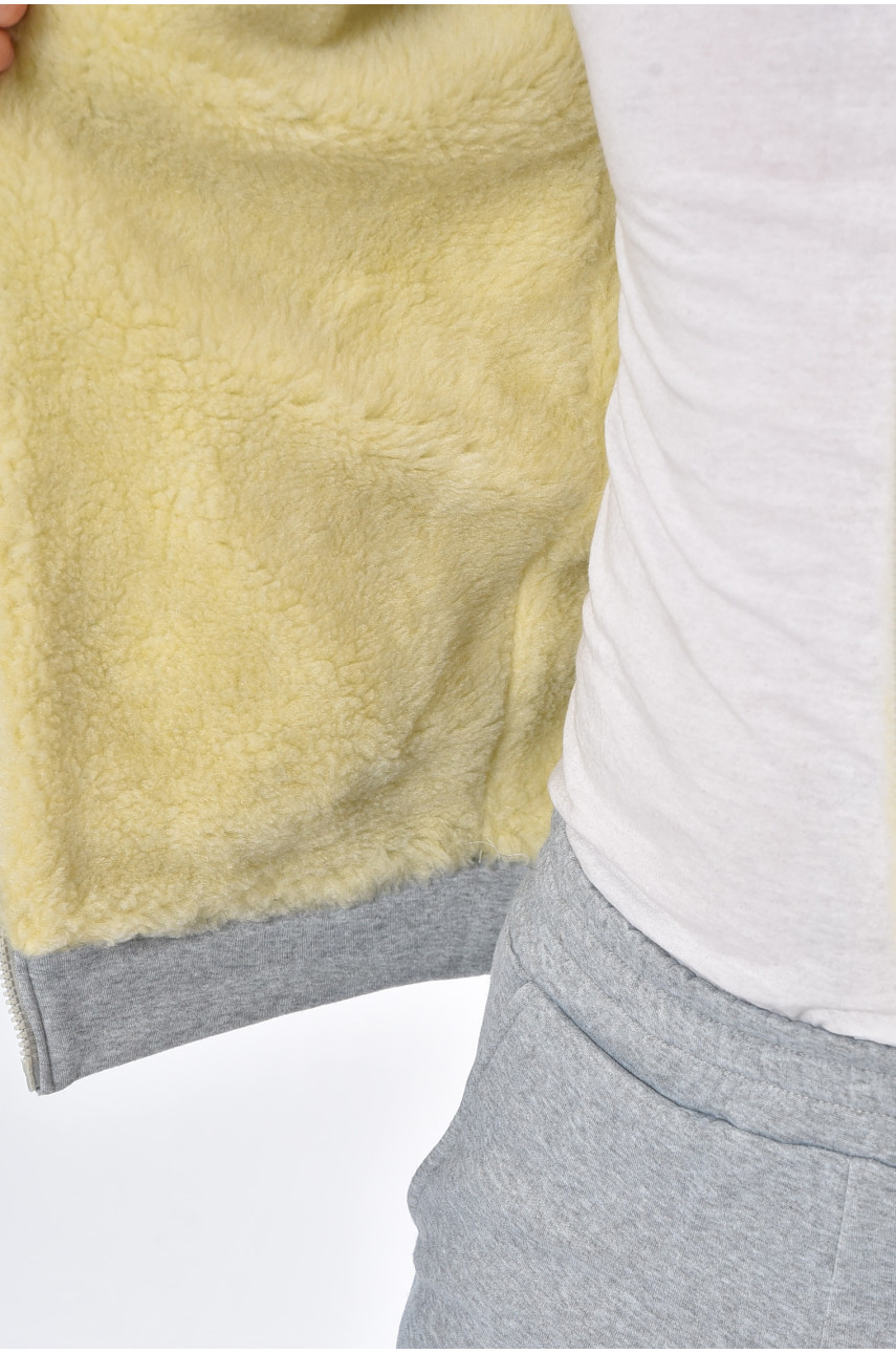 Спортивний костюм чоловічий на флісі світло-сірого кольору 1099 202419