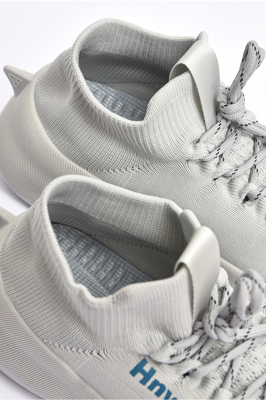 Кроссовки мужские серого цвета текстиль А7205-3 202458