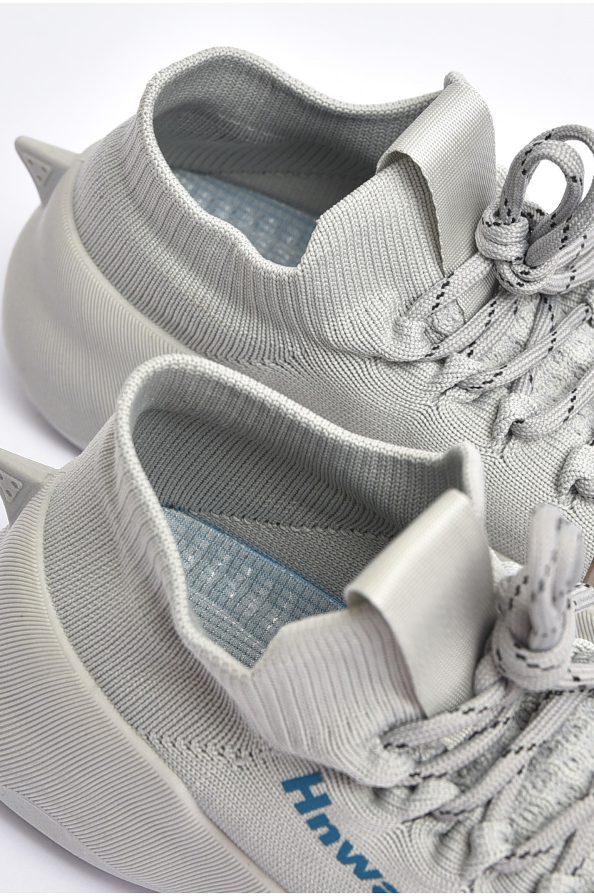 Кросівки підлітокові для хлопчика сірого кольору текстиль 7205-6 П 202460 Кросівки підлітокові для хлопчика сірого кольору текстиль 7205-6 П 202460