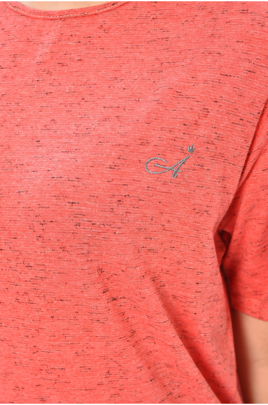 Футболка женская однотонная терракотового цвета 00043 202486