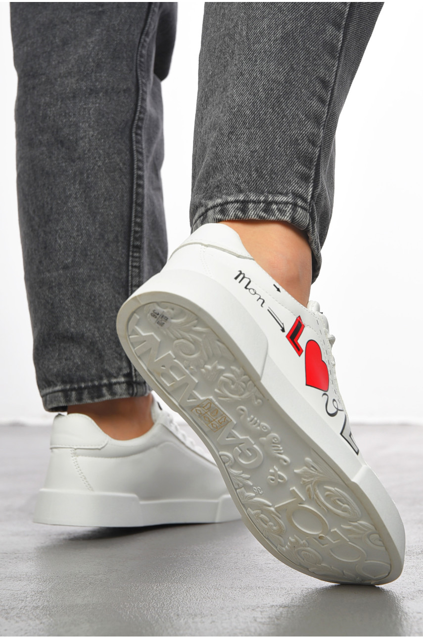 Кроссовки женские белого цвета 533-700 202532