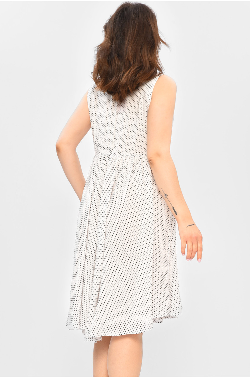 Сукня жіноча білого кольору з принтом 0041 202537