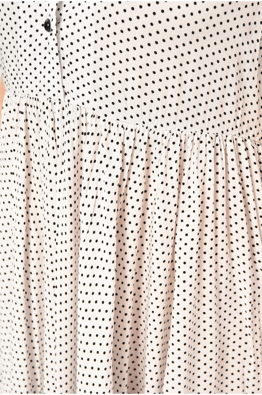 Сукня жіноча білого кольору з принтом 0041 202537