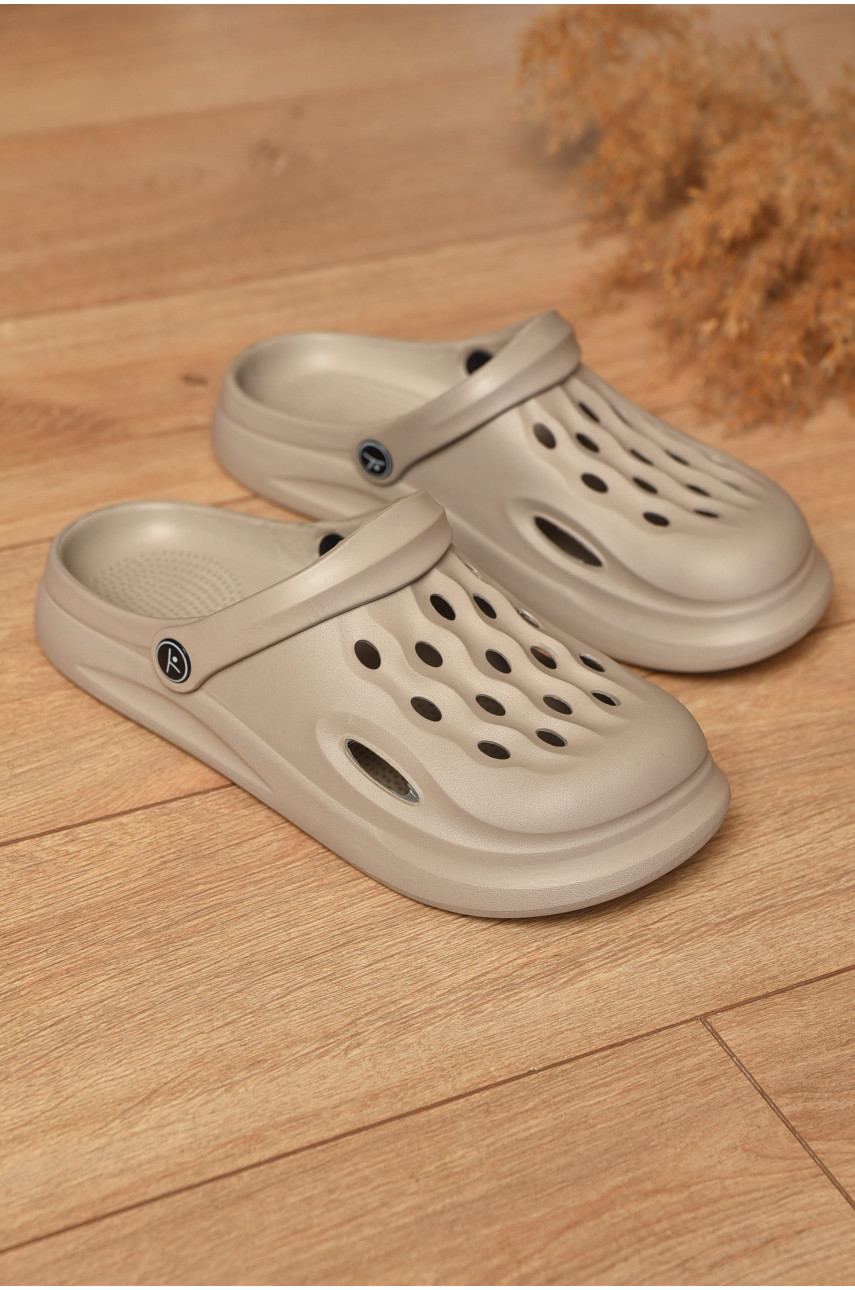 Крокси жіночі бежевого кольору 201 202563 Крокси жіночі бежевого кольору 201 202563