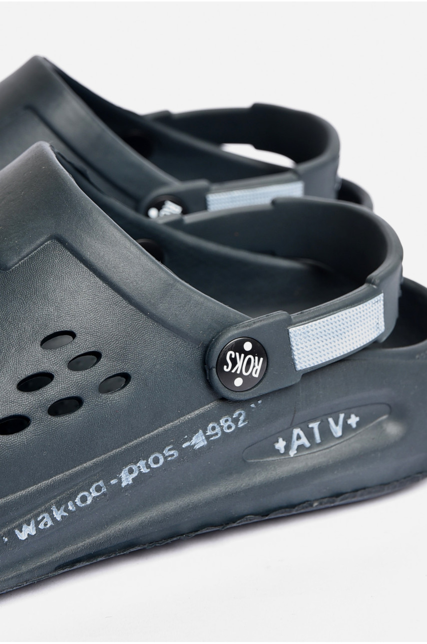 Кроксы мужские темно-синего цвета 516 202573