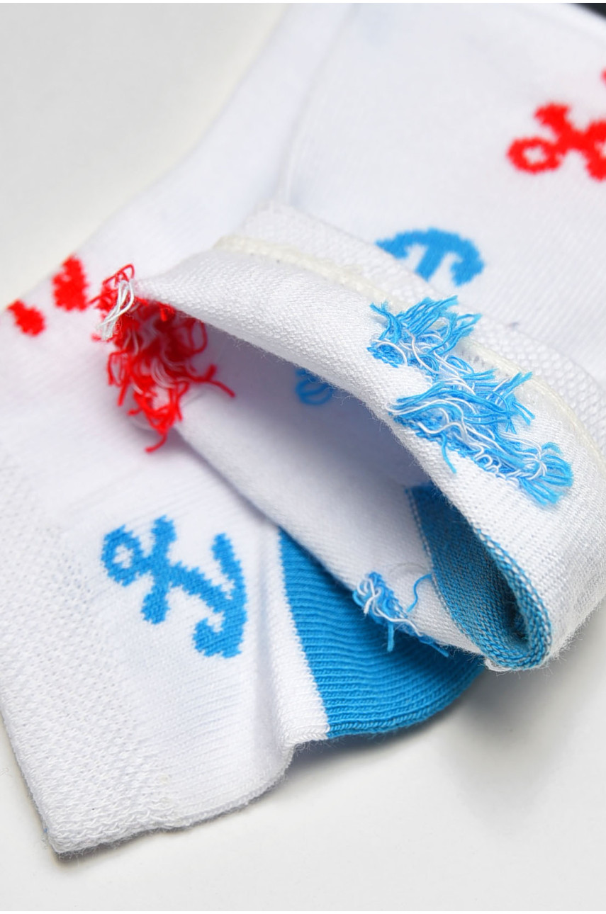 Носки женские демисезонные спортивные белого цвета 311 202586