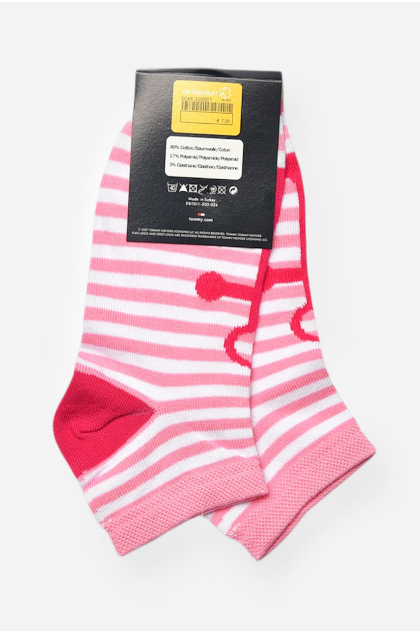 Носки женские демисезонные спортивные розового цвета 311 202592