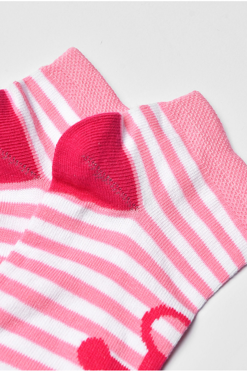 Носки женские демисезонные спортивные розового цвета 311 202592