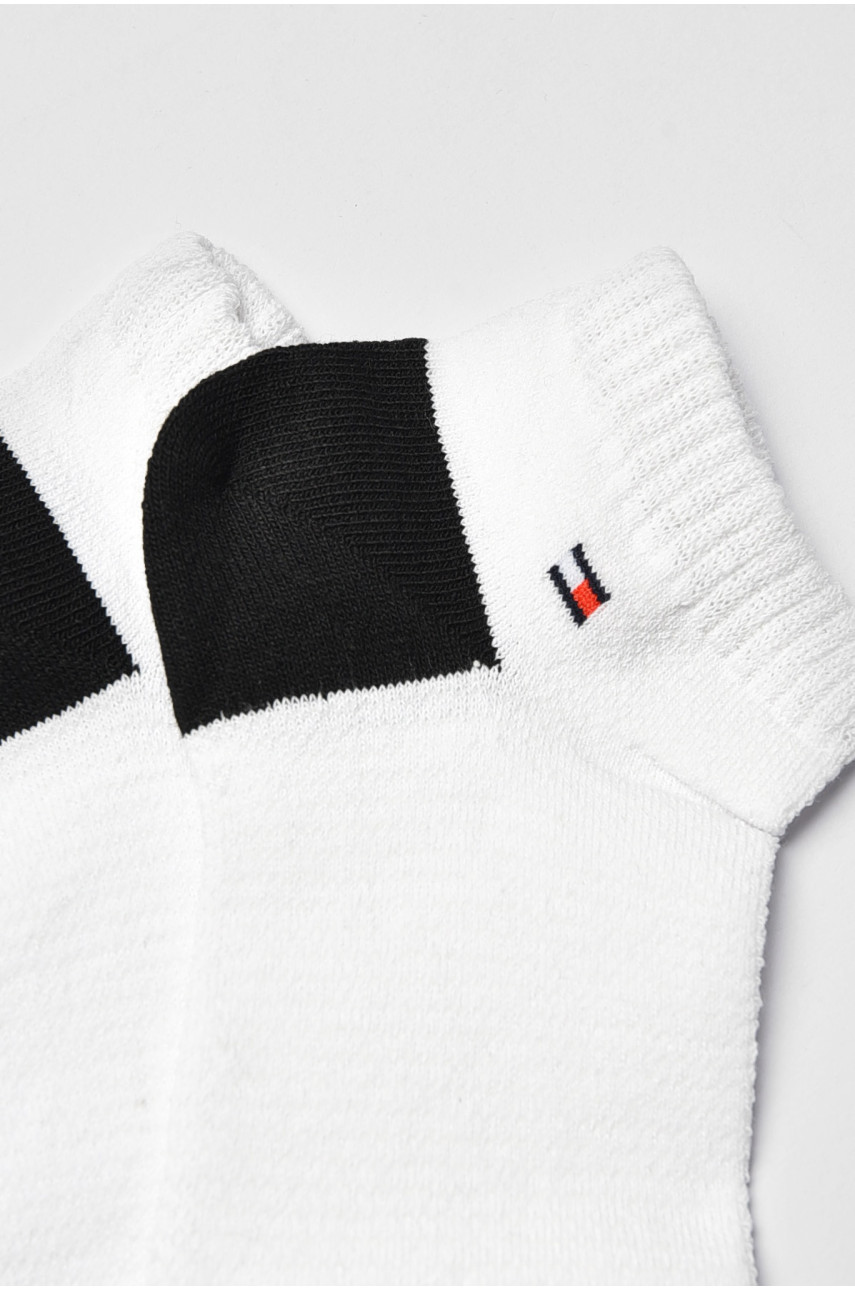 Носки женские демисезонные спортивные белого цвета 2007 202593