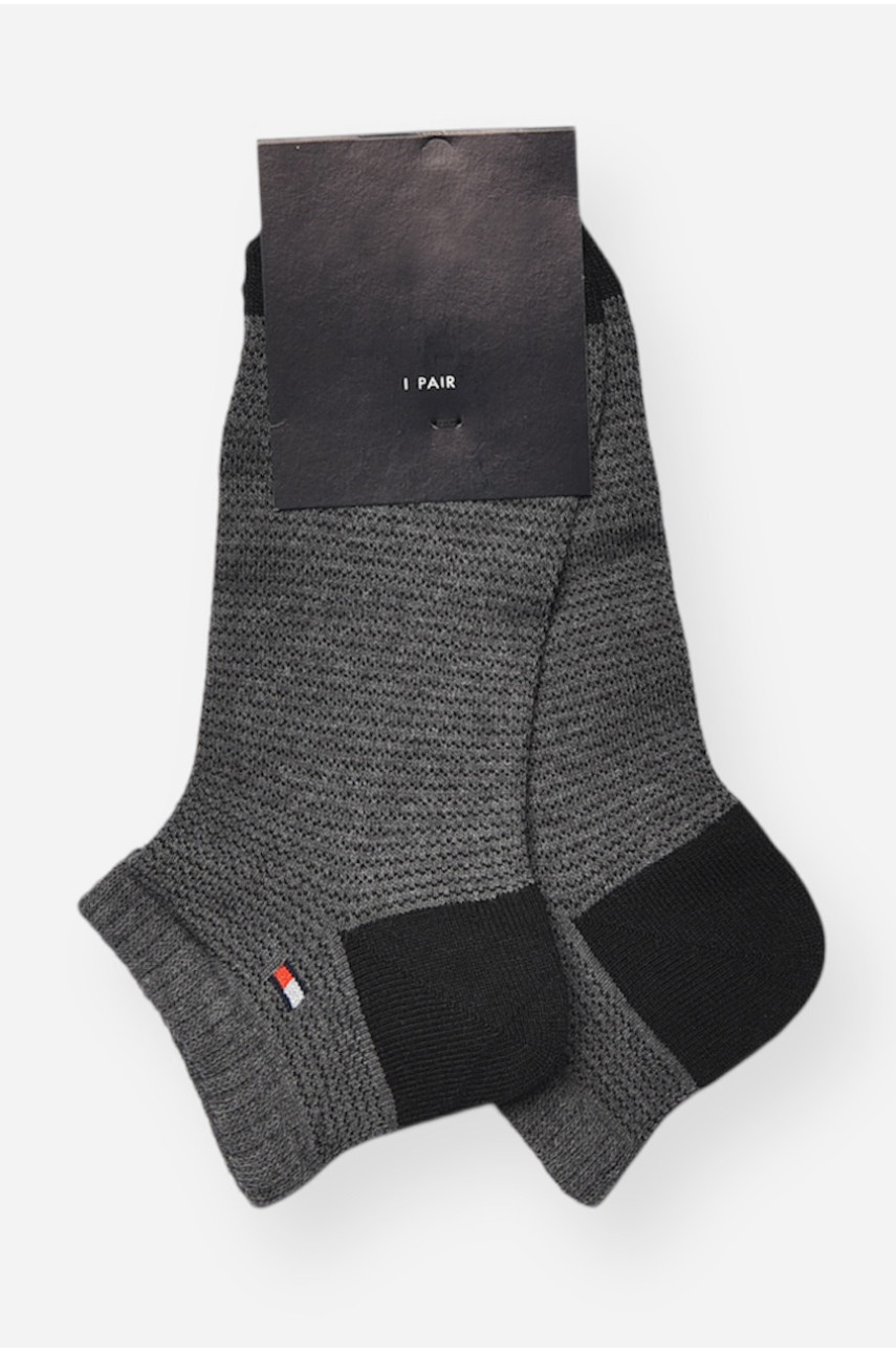 Шкарпетки жіночі спортивні демісезонні сірого кольору 2007 202595 Шкарпетки жіночі спортивні демісезонні сірого кольору 2007 202595