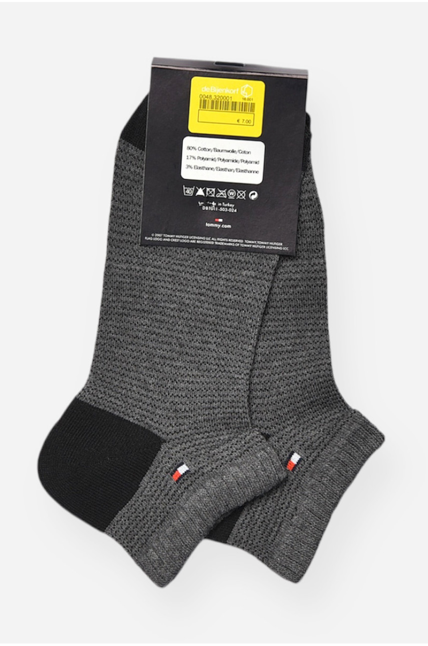 Шкарпетки жіночі спортивні демісезонні сірого кольору 2007 202595 Шкарпетки жіночі спортивні демісезонні сірого кольору 2007 202595