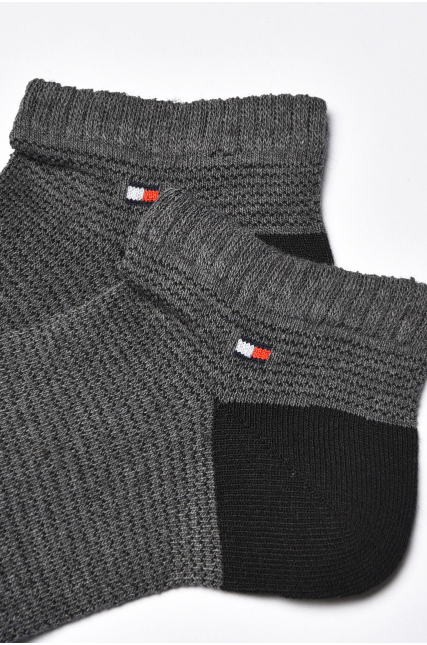 Шкарпетки жіночі спортивні демісезонні сірого кольору 2007 202595 Шкарпетки жіночі спортивні демісезонні сірого кольору 2007 202595