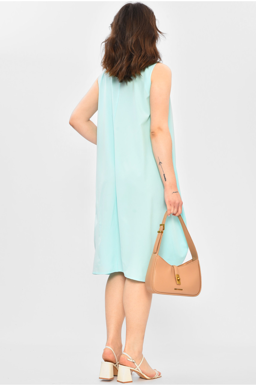 Сукня жіноча однотонна м'ятного кольору 202596