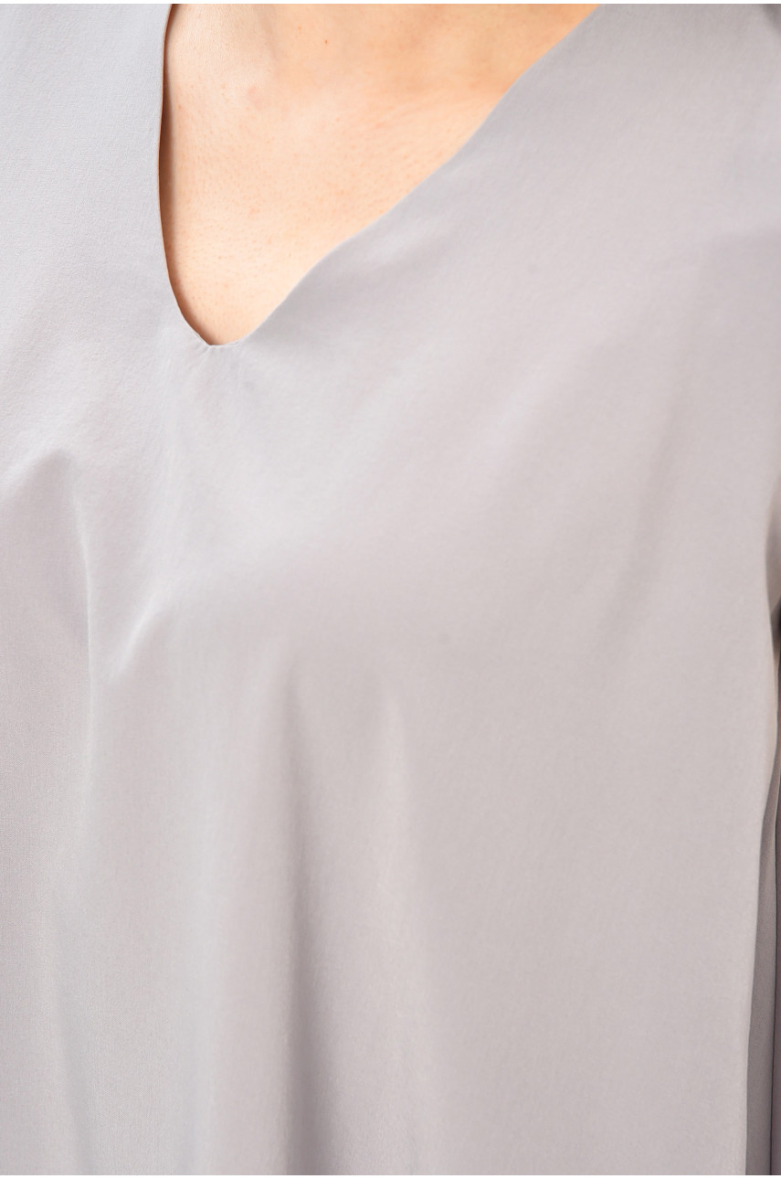 Сукня жіноча однотонна сірого кольору 202597