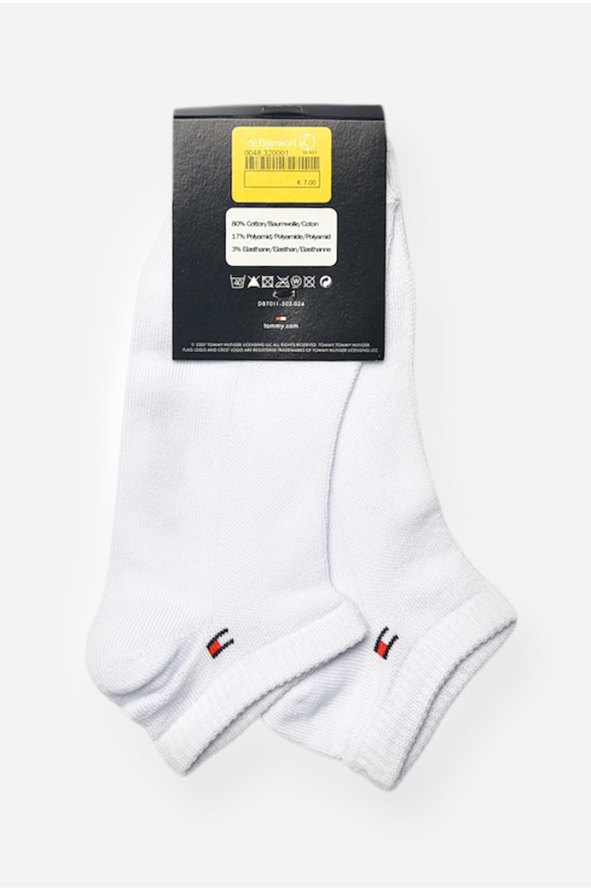 Носки женские демисезонные спортивные белого цвета Т734 202617