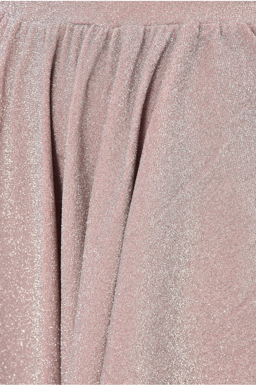 Спідниця однотонна жіноча пудрового кольору 202620