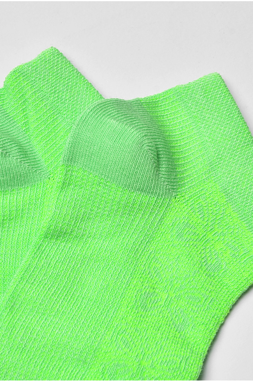 Носки женские демисезонные спортивные салатового цвета 909 202621