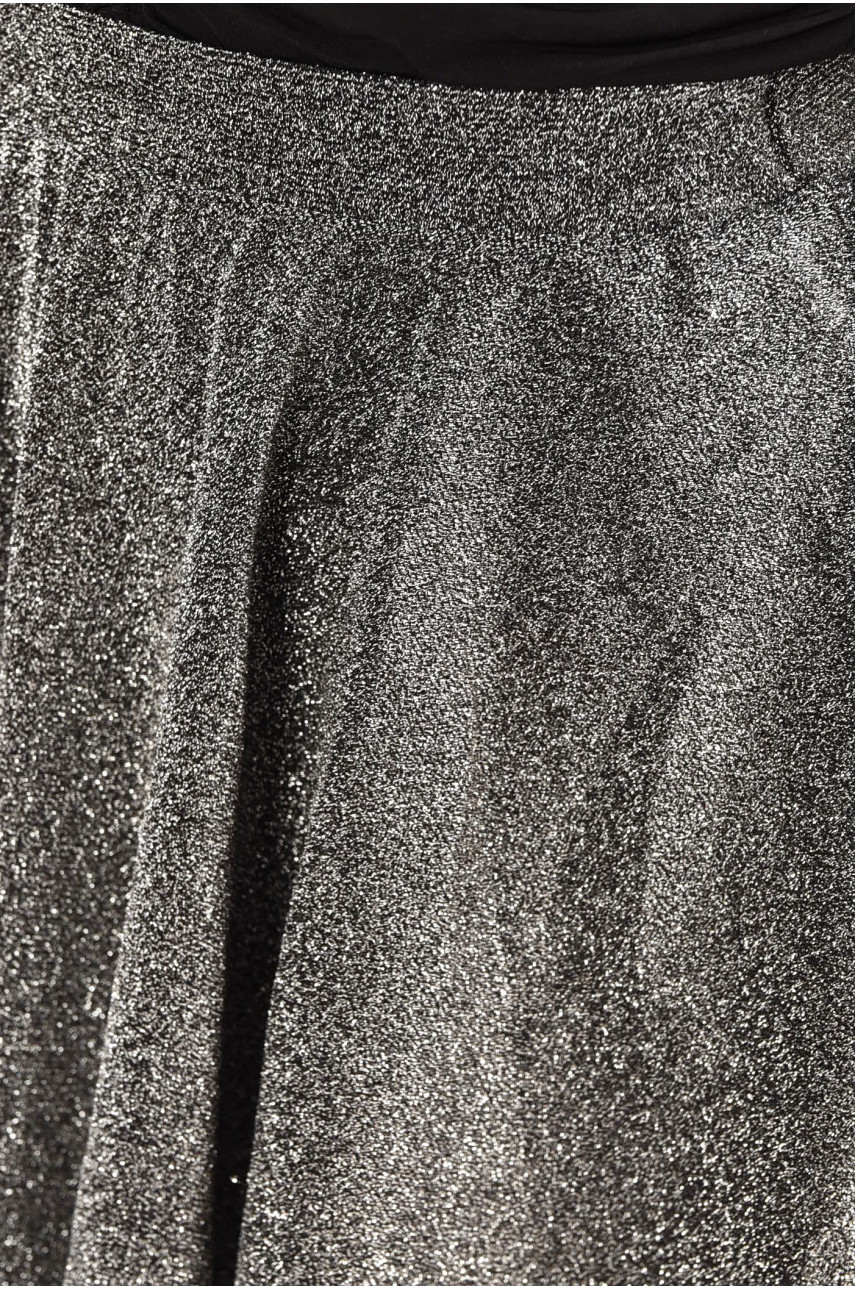 Юбка женская однотонная серого цвета 202624