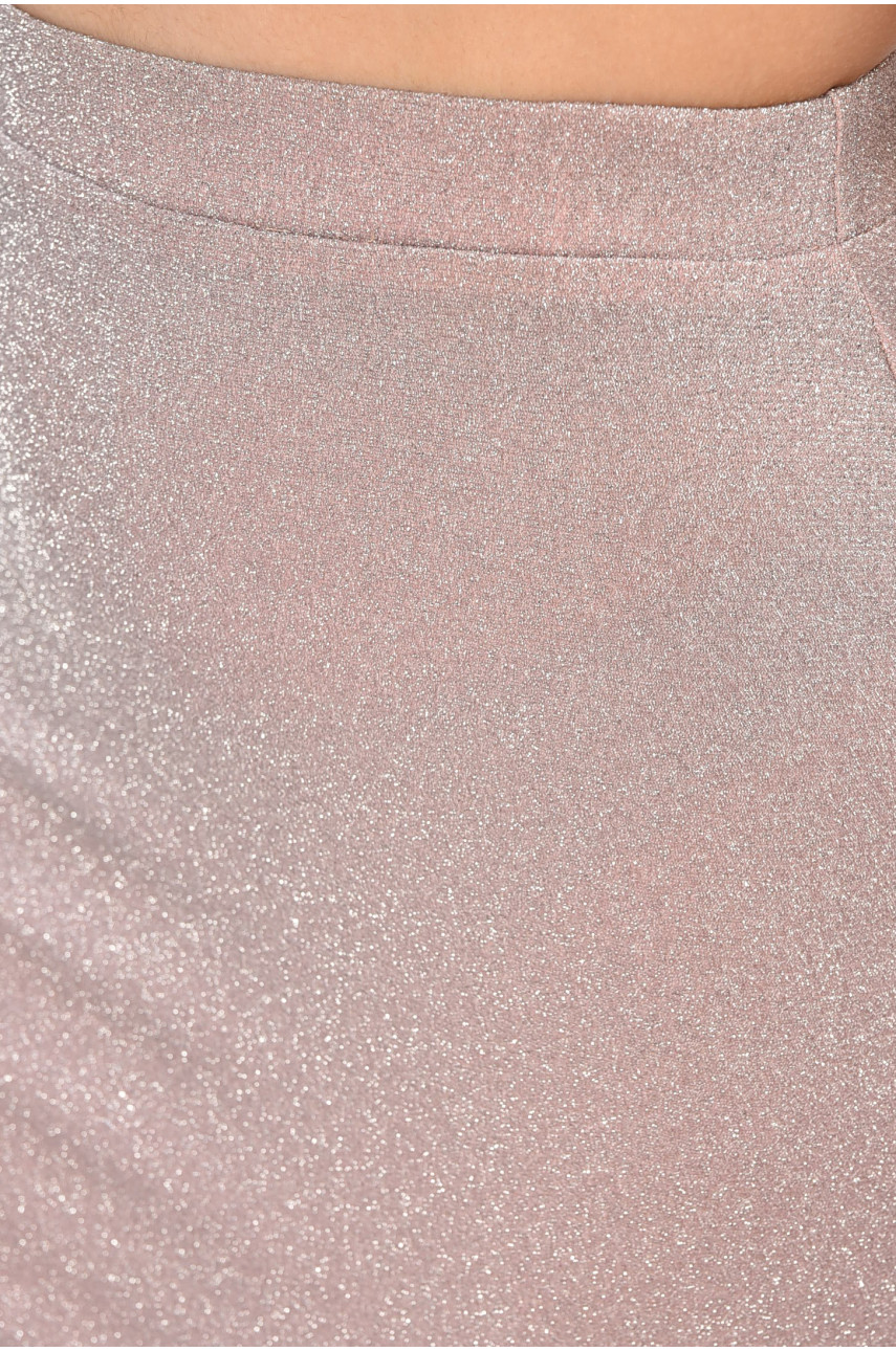 Спідниця однотонна жіноча пудрового кольору 202626 Спідниця однотонна жіноча пудрового кольору 202626