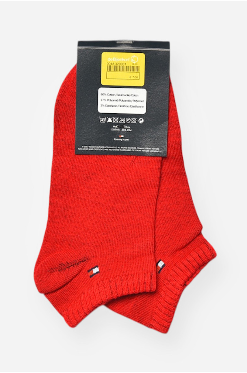 Шкарпетки жіночі спортивні демісезонні червоного кольору 003 202630