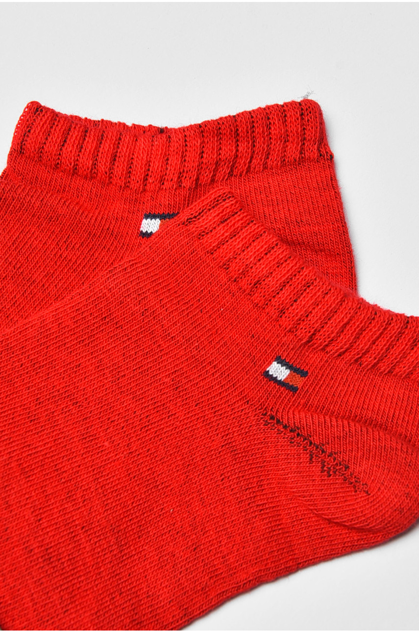 Шкарпетки жіночі спортивні демісезонні червоного кольору 003 202630