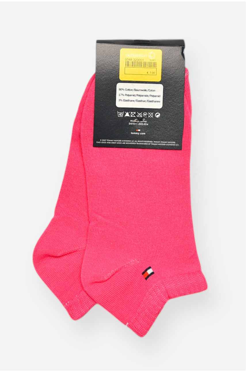 Носки женские демисезонные спортивные малиновоого цвета 003 202635