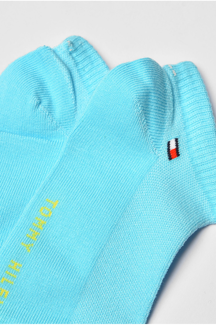 Носки женские демисезонные спортивные светло-голубого цвета 909 202657