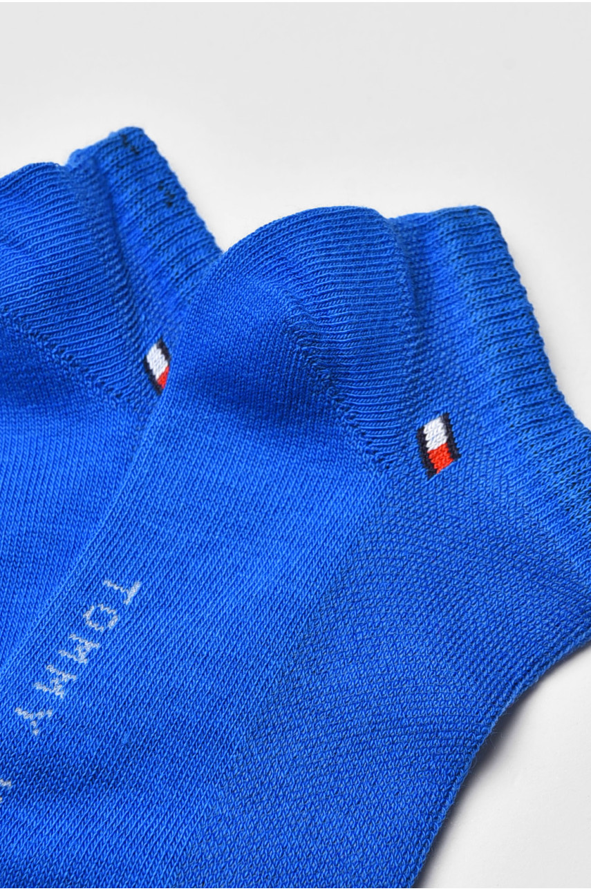 Носки женские демисезонные спортивные синего цвета 909 202658