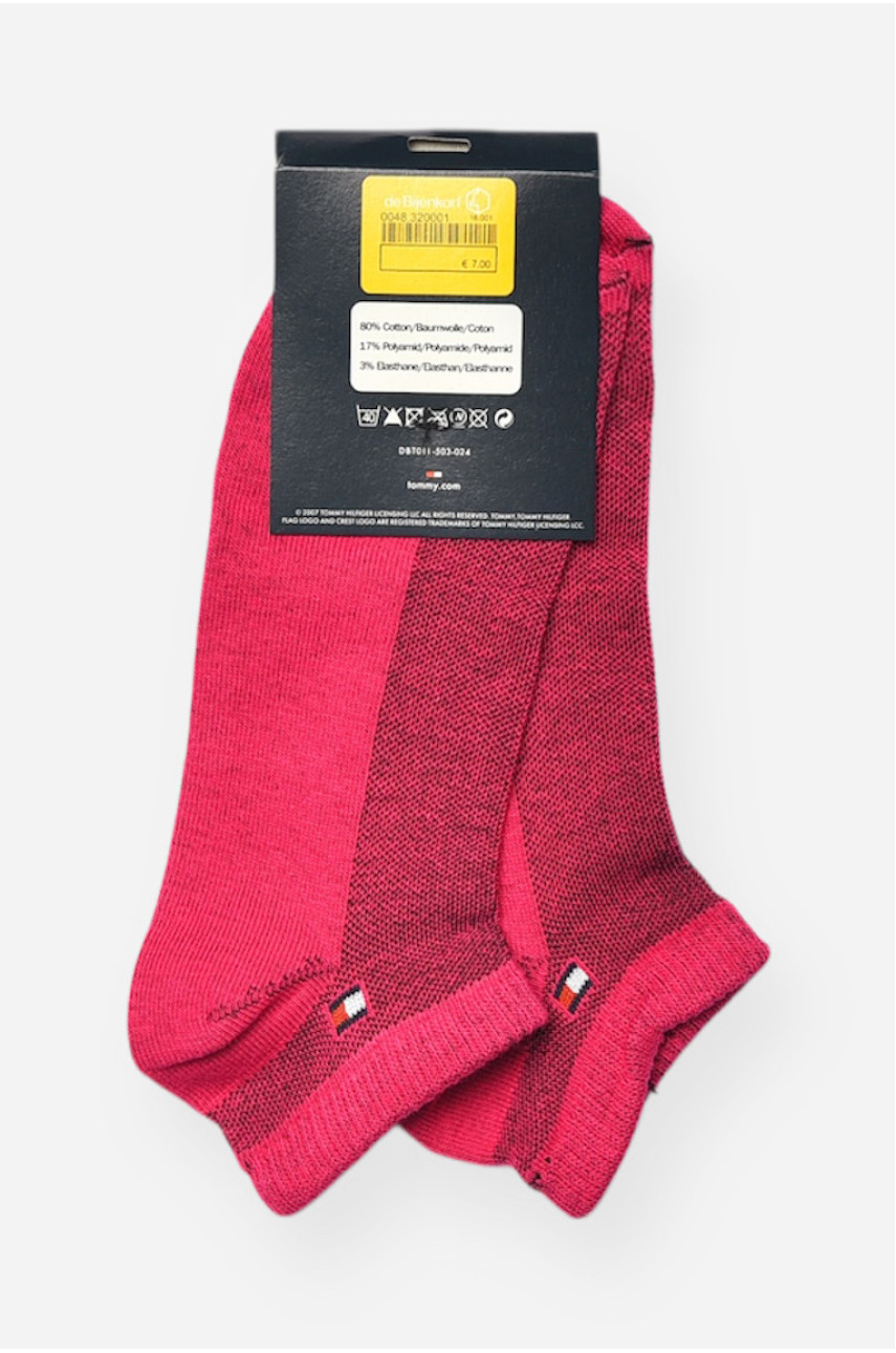 Носки женские демисезонные спортивные темно-розового цвета 909 202659