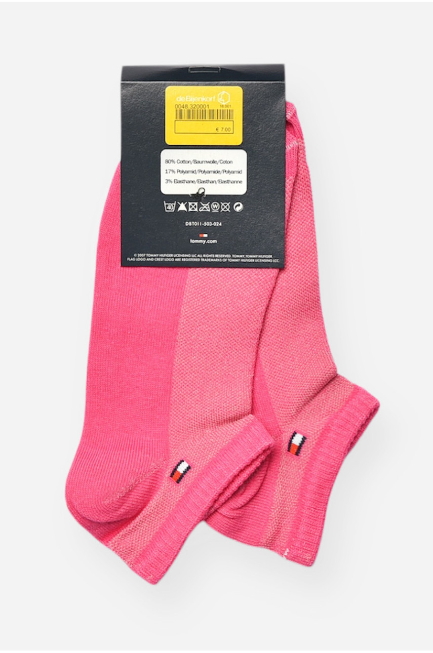 Носки женские демисезонные спортивные светло-розового цвета 909 202664