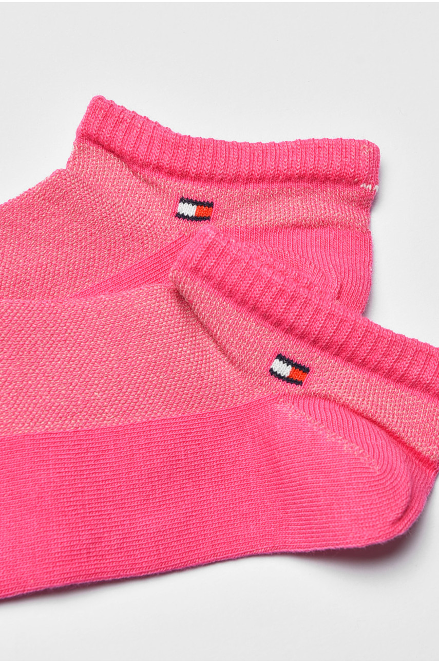 Носки женские демисезонные спортивные светло-розового цвета 909 202664