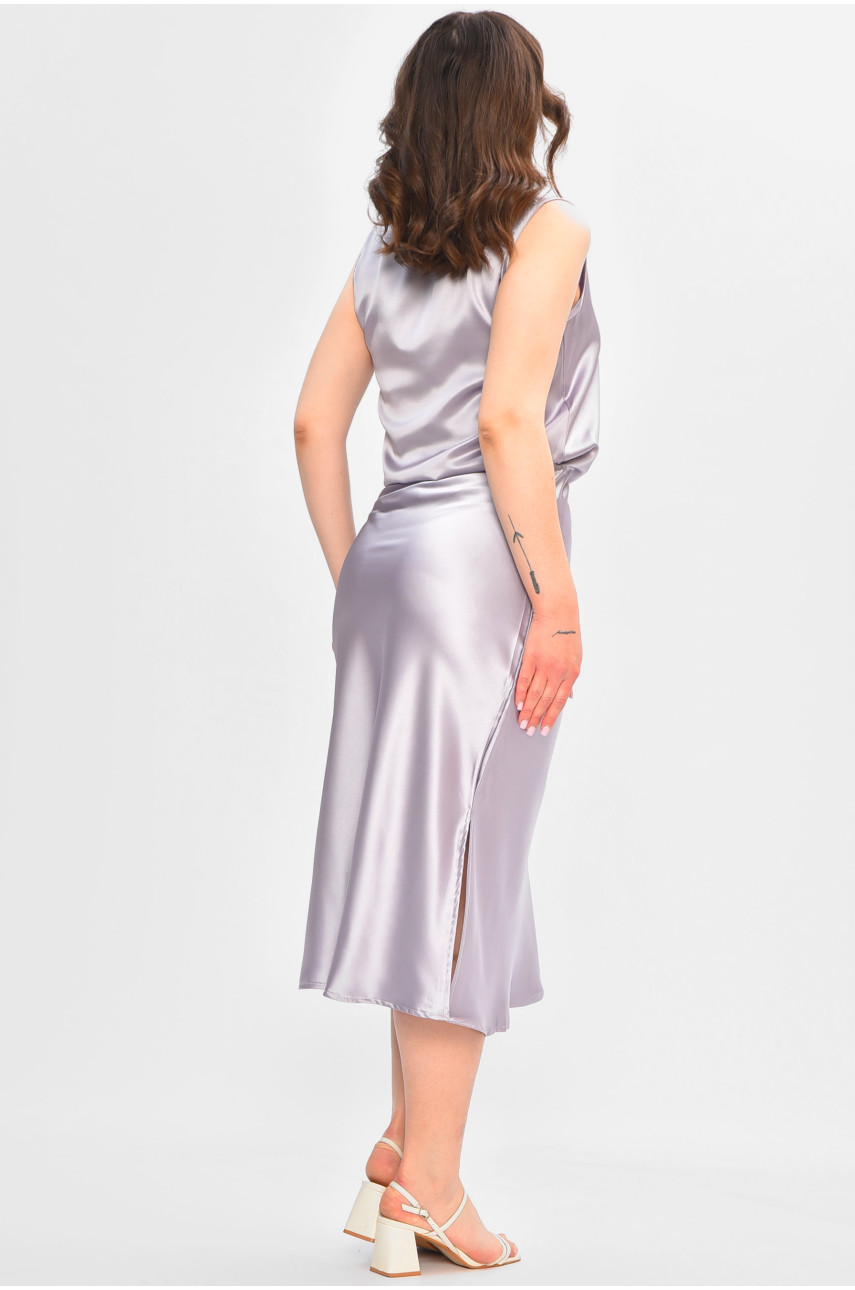 Костюм жіночий однотонний світло-бузкового кольору 44319 202670 Костюм жіночий однотонний світло-бузкового кольору 44319 202670