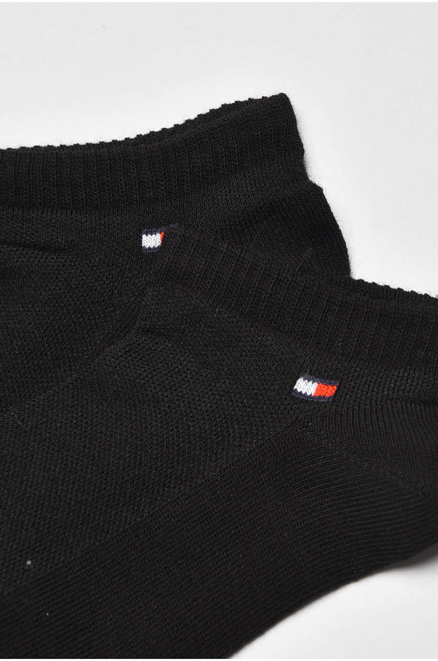 Носки женские демисезонные спортивные черного цвета 829 202675