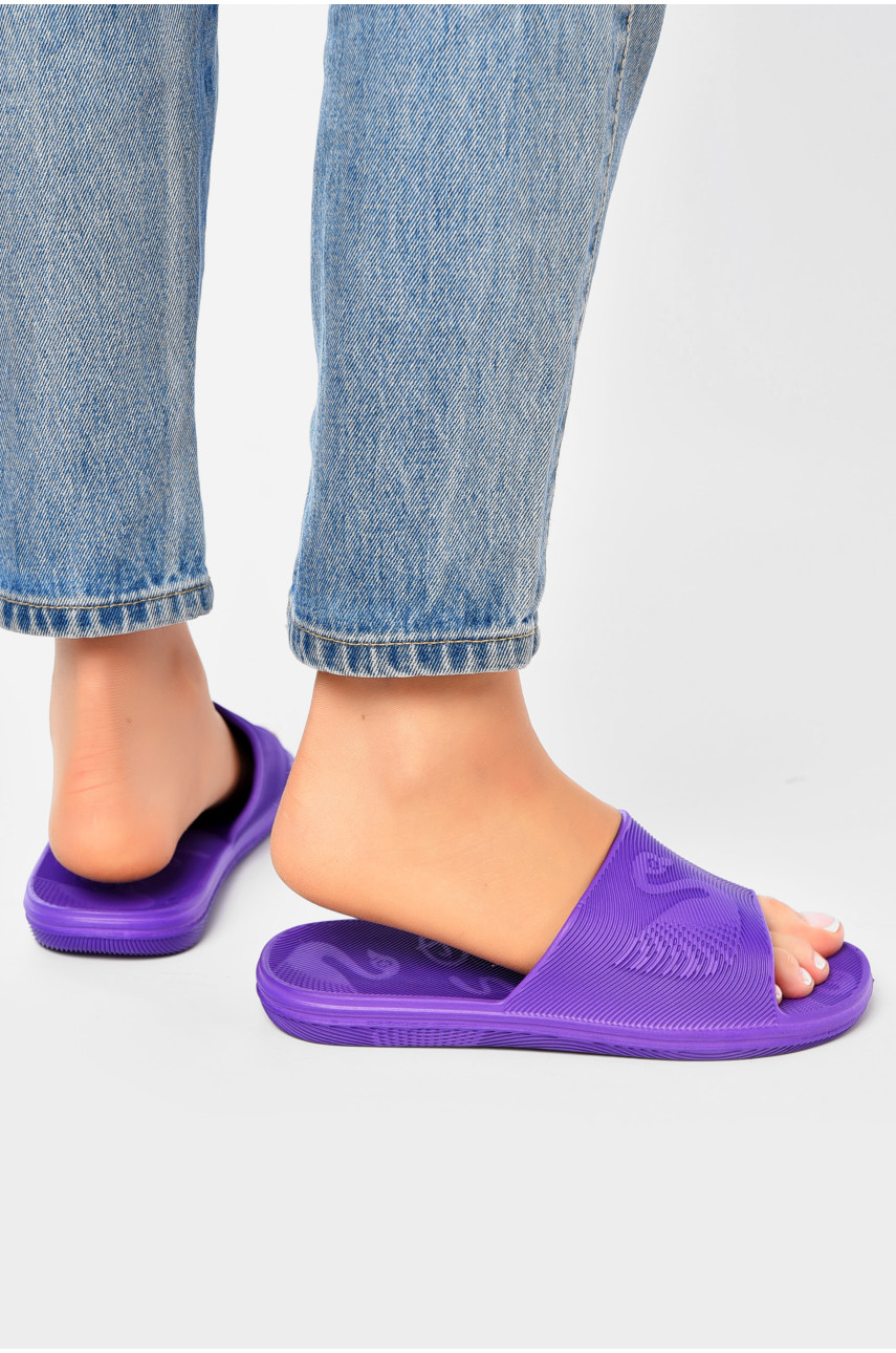 Шлепанцы пена женские фиолетового цвета ПЖ-39 202691 Шлепанцы пена женские фиолетового цвета ПЖ-39 202691