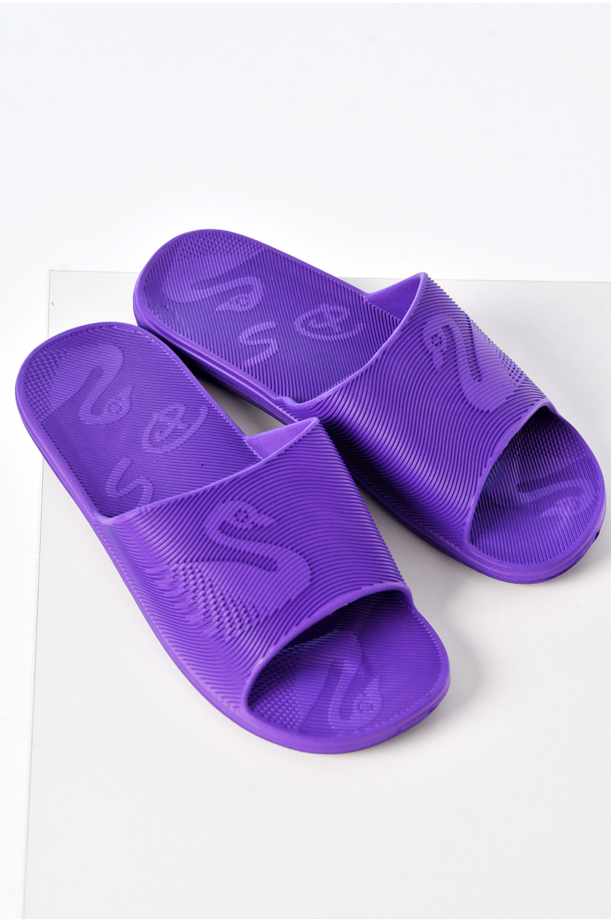 Шлепанцы пена женские фиолетового цвета ПЖ-39 202691 Шлепанцы пена женские фиолетового цвета ПЖ-39 202691