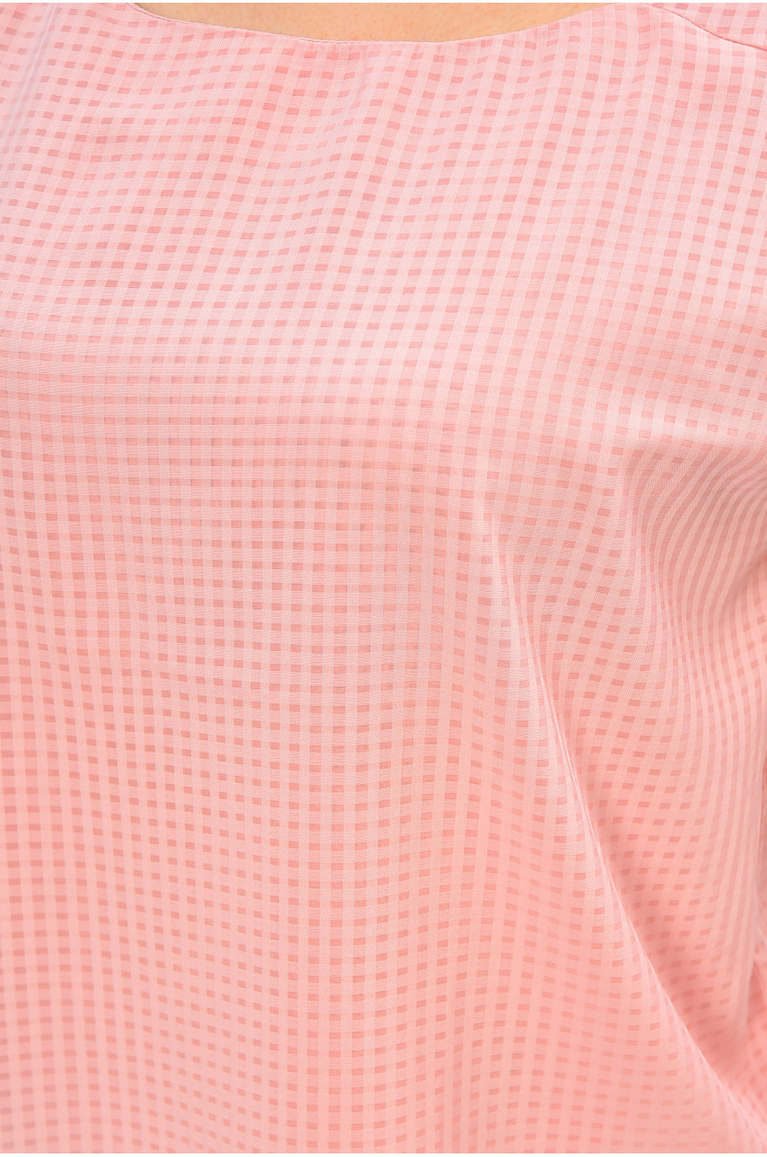 Блуза женская однотонная розового цвета 202701